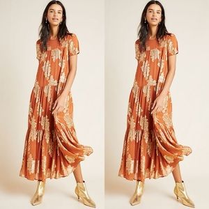 Anthropologie Jocasta Tiered Maxi Dress
